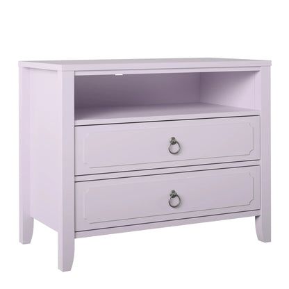 Her Majesty 2 Drawer Nightstand, Mustard Yellow