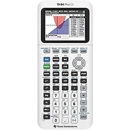 Texas Instruments TI-84 Plus CE Graphing Calculator, White