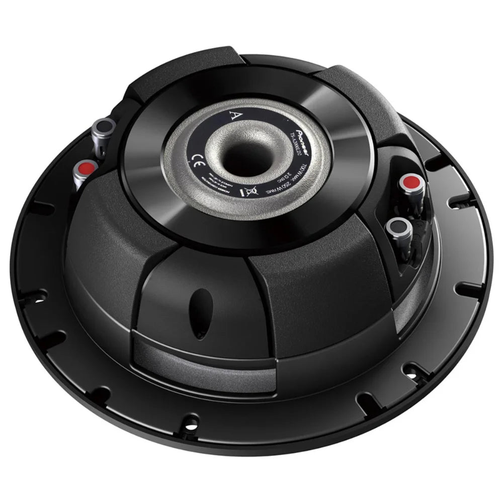 x2 Pioneer TS-A2000LD2 8" 250W RMS Power 2 Ohms DVC Shallow Mount Car Subwoofer