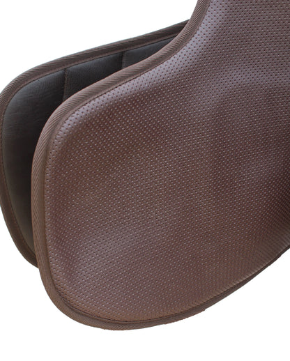 15" Western Horse Bareback Treeless Leather Saddle Pleasure Trail Riding 49103BK