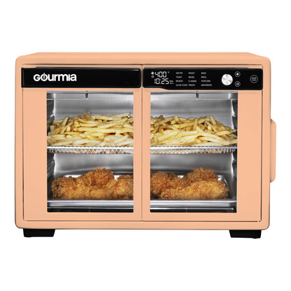 Gourmia 1700W 9-Slice Digital Toaster Oven Air Fryer, 12 Cooking Preset, 35L, Stainless Steel