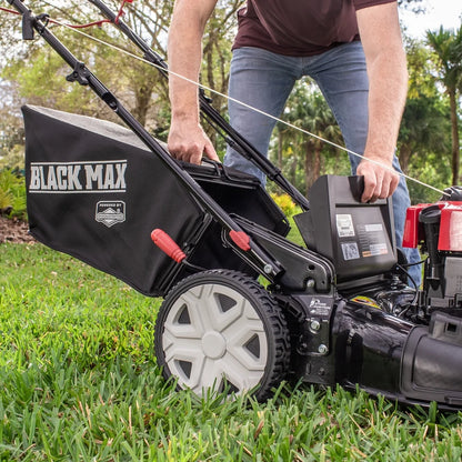 Black Max 21" Self-Propelled Walk-Behind Mower with 150cc 625 Series Briggs and Stratton Engine
