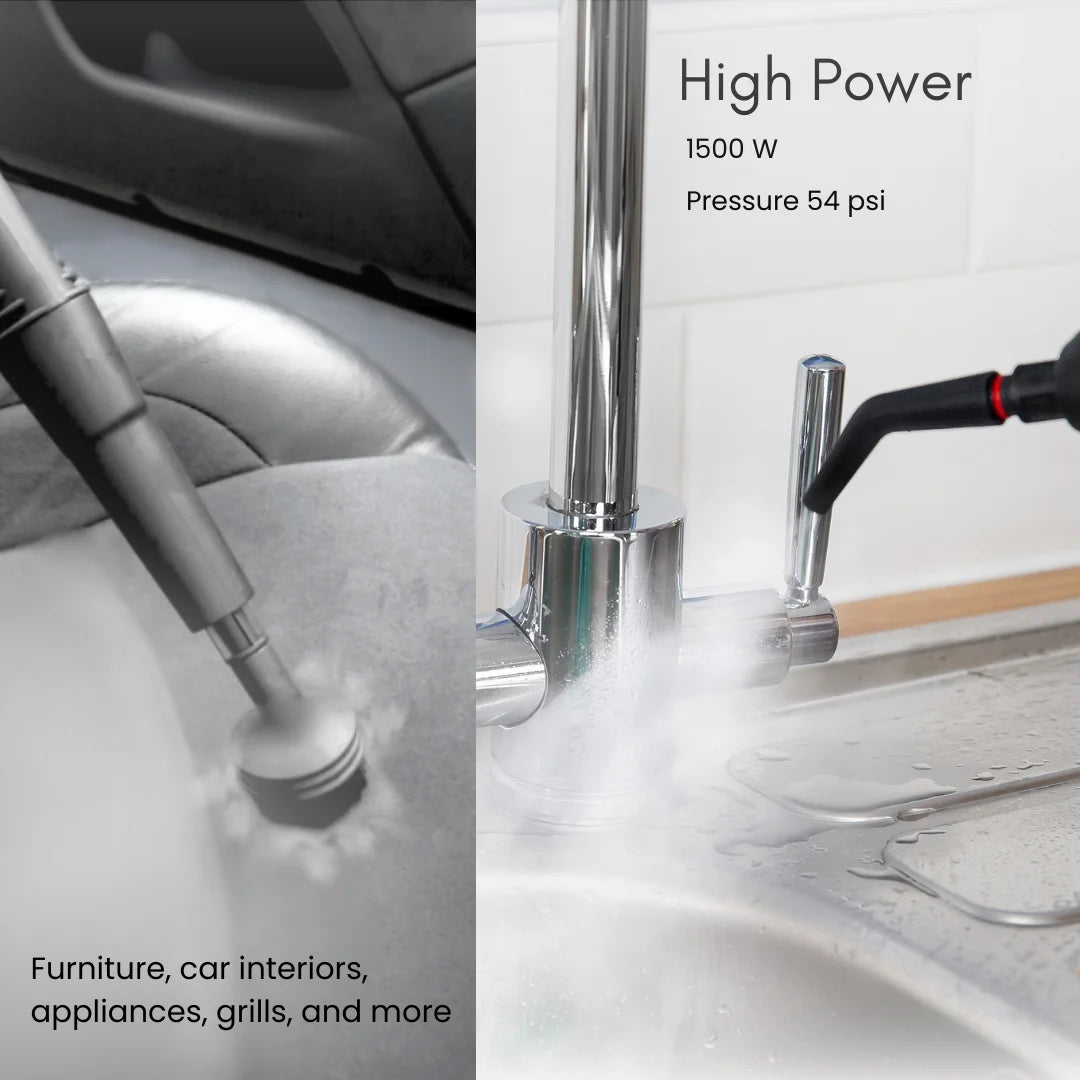Ewbank Dynamo Multi-Tool Steam Cleaner, Multipurpose with Attachments, For Floors, Carpets, Bathrooms, Kitchens, Windows, and More, Chemical-Free Cleaning, Portable, 1500 W