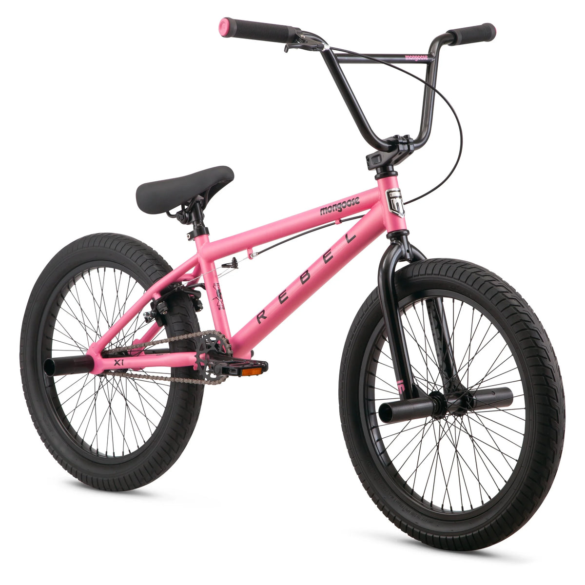 Mongoose Rebel X1 BMX Bike, 20-in. Wheels, Kids Ages 7-14 Years, Gray Child Bicycle