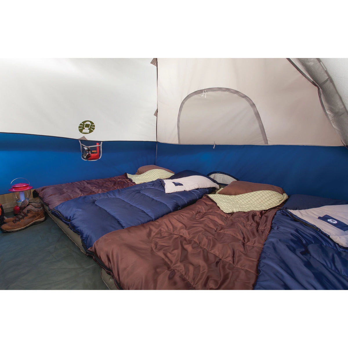 Coleman 6-Person Sundome Dome Camping Tent, Blue