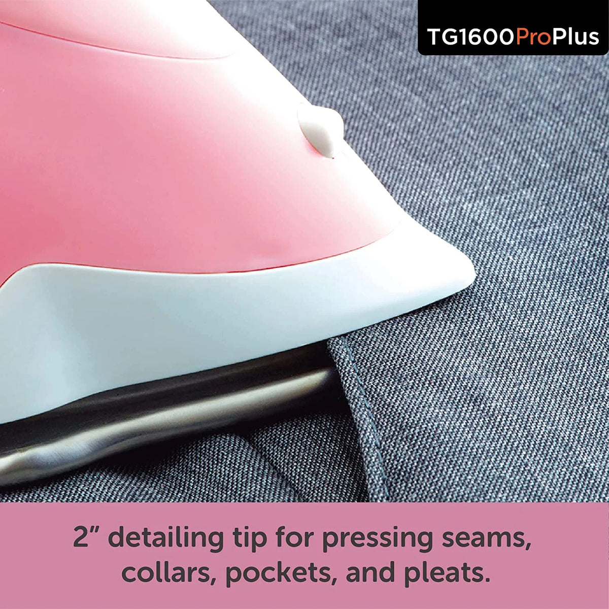 Oliso Pro Plus Ceramic-Coated Steam Iron, Blue