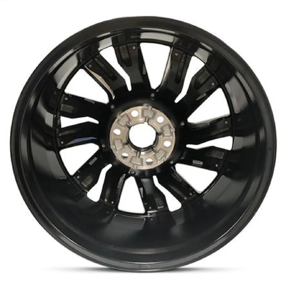 Wheel Rim for 1999-2022 Chevy Silverado 1500 22 in Silver Aluminum Rim Direct Fit