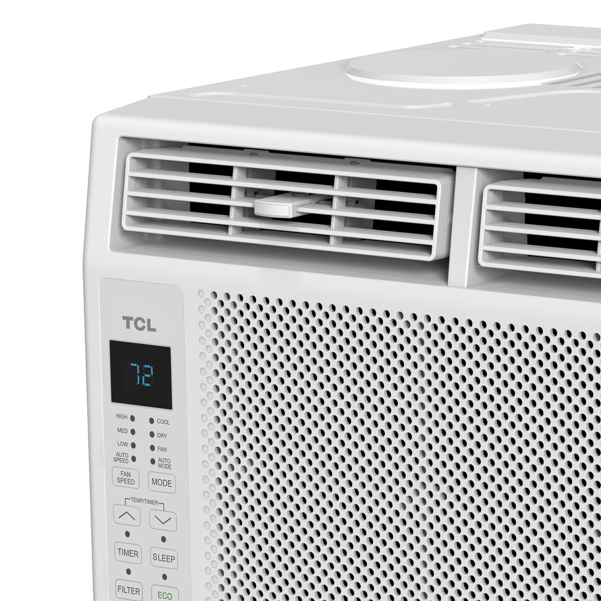 TCL 6,000 BTU Window Air Conditioner, 250 sq. ft., LED Display, Included Remote,  White, W6W32