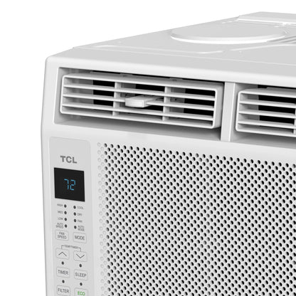 TCL 6,000 BTU Window Air Conditioner, 250 sq. ft., LED Display, Included Remote,  White, W6W32