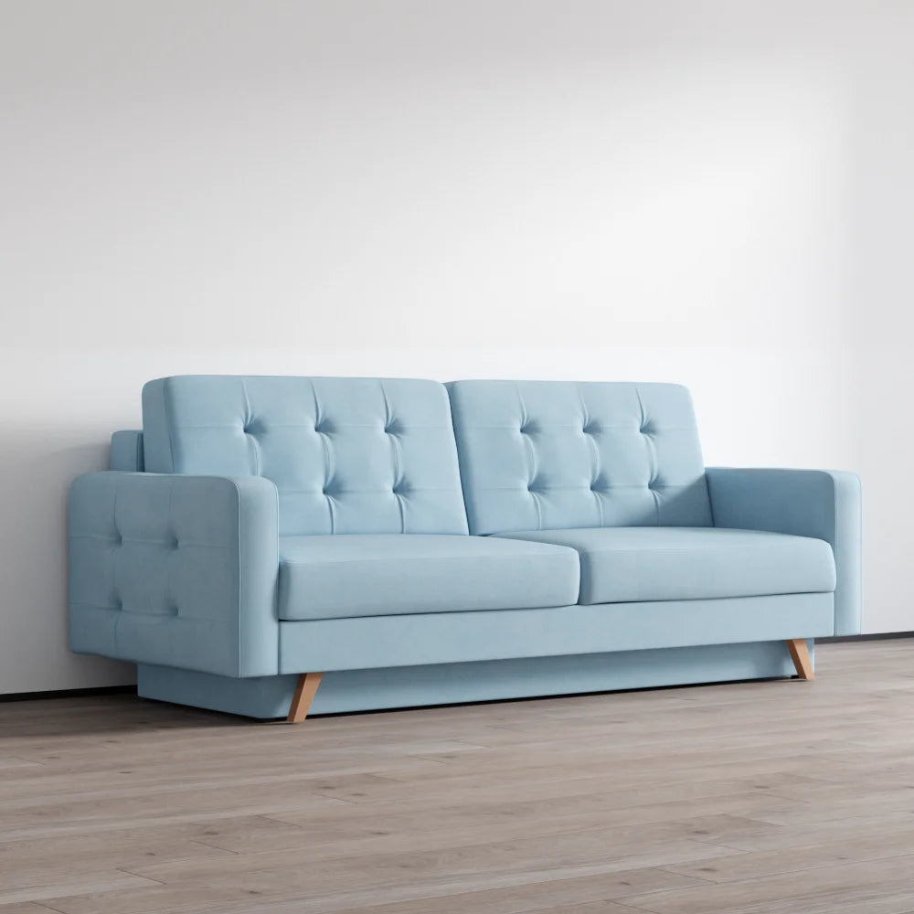 Meble Furniture Vegas Queen Sofa Bed with Storage, Multiple Colors