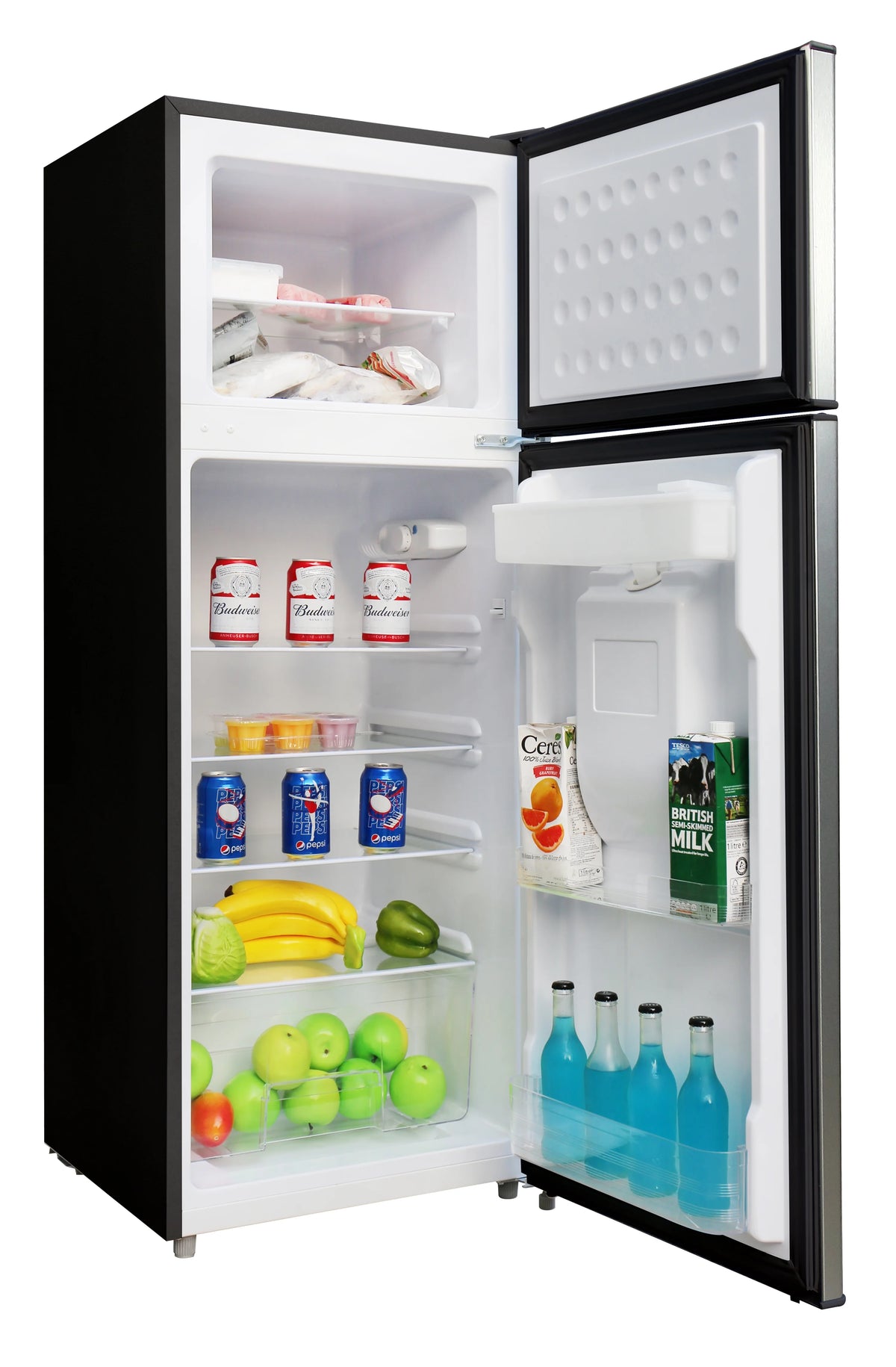 Frigidaire, 7.3 Cu. Ft. Top Mount Refrigerator, Integrated Beverage Dispenser,Platinum