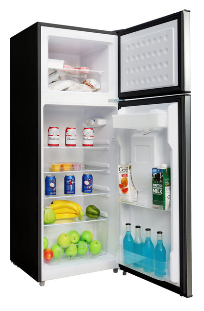 Frigidaire, 7.3 Cu. Ft. Top Mount Refrigerator, Integrated Beverage Dispenser,Platinum