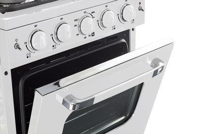 Unique Classic Retro 24" 2.9 cu/ft Freestanding Gas Range with Convection Oven and Sealed Burners