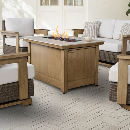 Agio Juniper 5-piece Outdoor Fire Seating Set