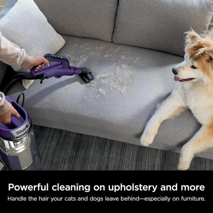 Restored Shark POWERDETECT Upright Vacuum Cleaner with HEPA Filter, Heavy Duty,Powerful Suction for Pet Hair Pickup, DuoClean, Ideal for Carpets & Hardfloors, AZ4002 (Certified)(Refurbished)
