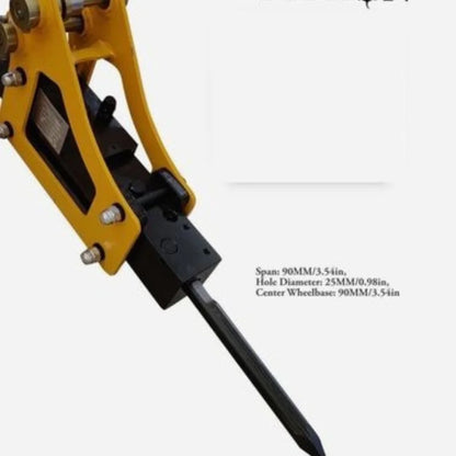 11-in-1 Mini Excavator Attachment Kit with Quick Coupler & Heavy-Duty Tools