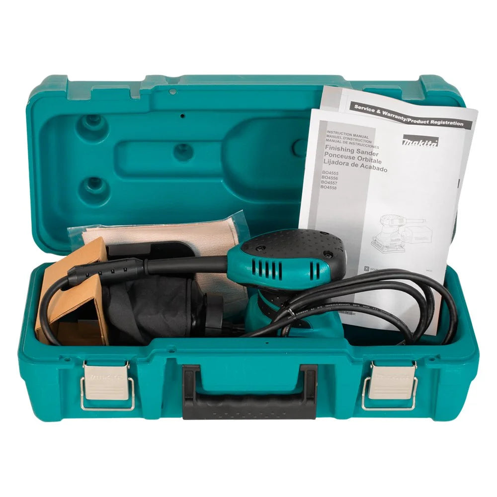 Makita 1/4 Sheet Finishing Sander, with Tool Case