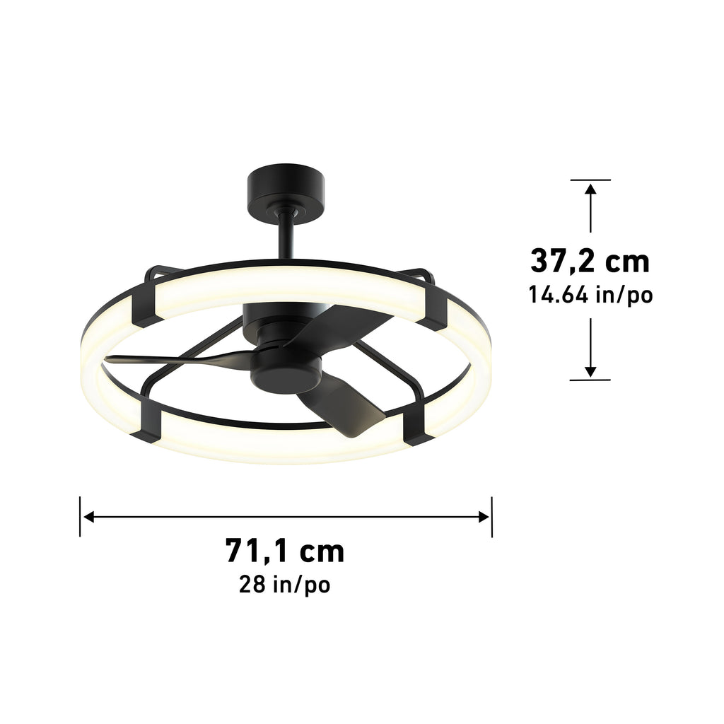 Artika Sunnyvale 28” Fandelier with Remote