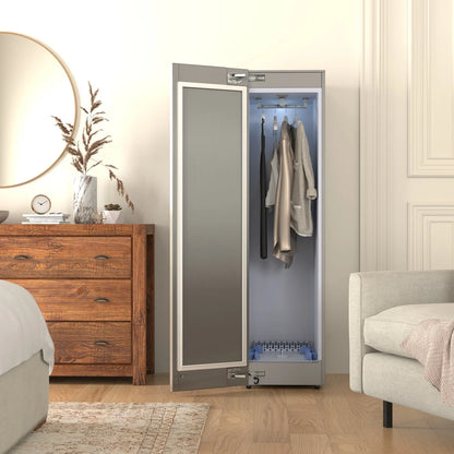 Equator Steam Dryer Closet REMOVE WRINKLES Sanitize Deodorize Refresh Slim110V