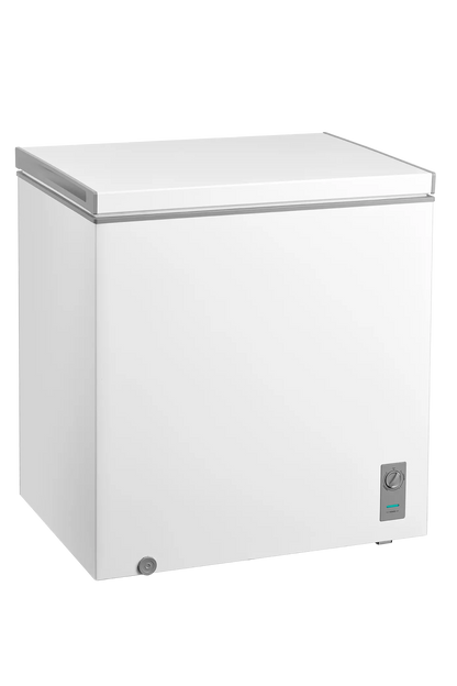 Midea 7 cu. ft. Convertible Chest Freezer and Refrigerator with Removable Storage Basket, White