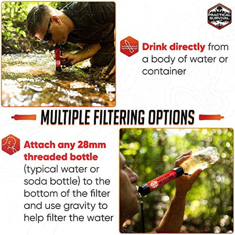 Practical Survival Water Filter BPA-Free