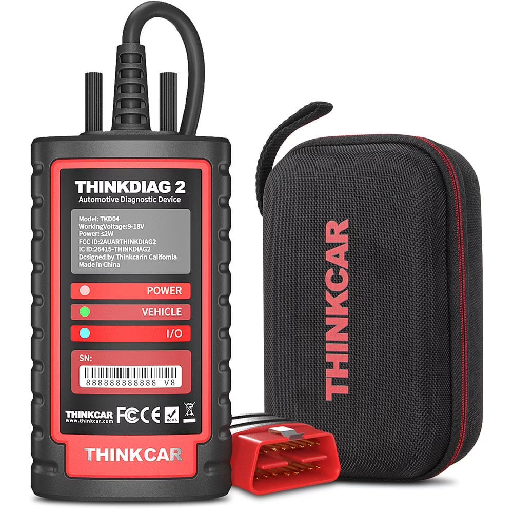 Thinkcar Thinkdiag 2 Obd Scanner Bluetooth Bidirectional Scan Tool Full System Diagnostic, 15+ Reset Functions, CAN-FD