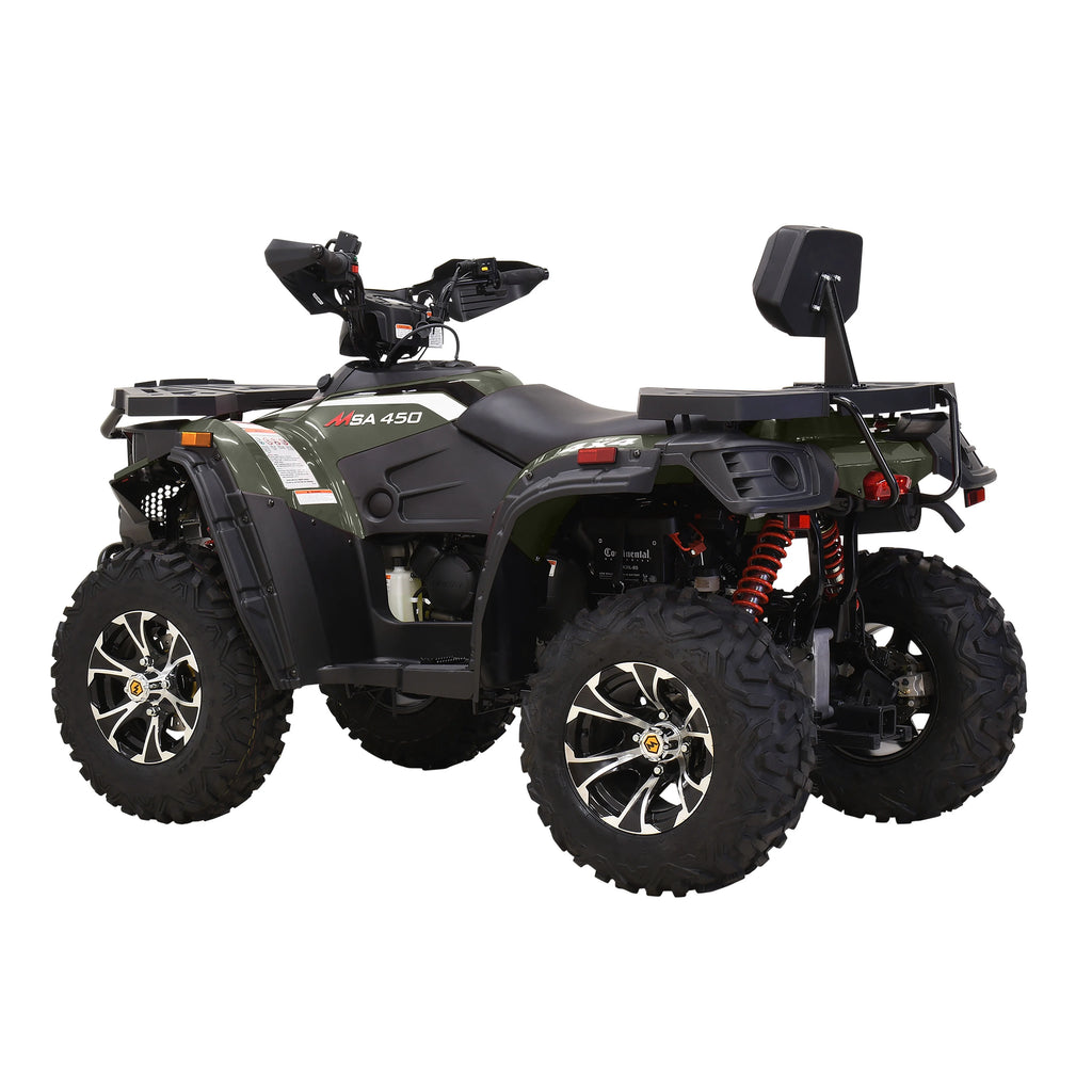 Massimo MSA450F Adult ATV Quad 352cc 25 HP 4 Stroke 4-Wheeler - Sand