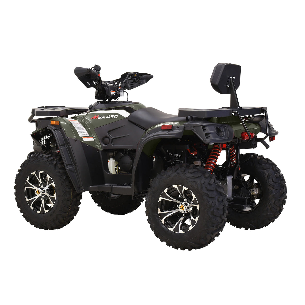 Massimo MSA450F Adult ATV Quad 352cc 25 HP 4 Stroke 4-Wheeler - Sand
