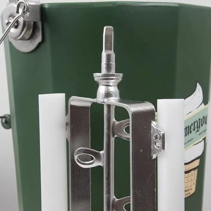 Immergood Amish Made Hand Crank Home Made Ice Cream Freezer Maker, 6 Quart