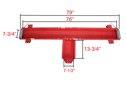 Extreme Max 5001.5077 Motorcycle Dolly 1250 lb. �C Standard (76��)