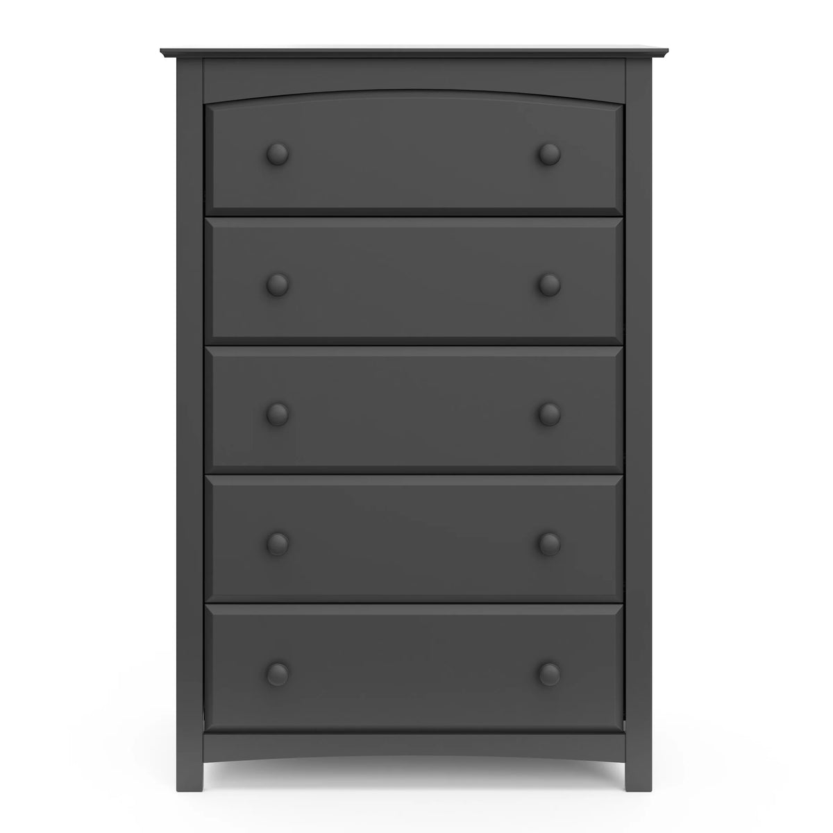 Storkcraft Kenton 5 Drawer Nursery Dresser, Pebble Gray