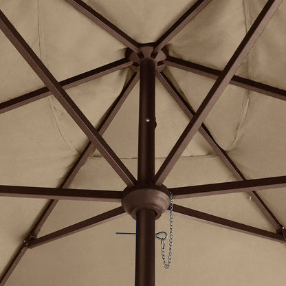 EliteShade Sunumbrella 6x6Ft Square Market Umbrella with Ventilation