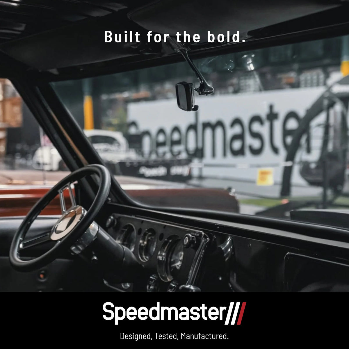 Speedmaster PCE423.1001 33" Column Shift Tilt Steering Column With Steering Wheel Adapter