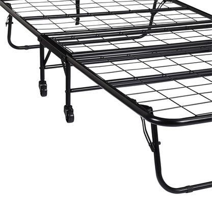 DHP Folding Rollaway Guest Bed with 5 Inch Mattress, Twin