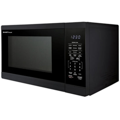 Sharp 1.4 cu ft Countertop Microwave Oven in Black
