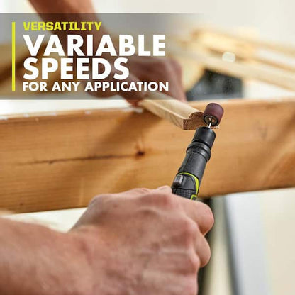 ONE+ 18V Cordless 2- Tool Combo Kit with Rotary Tool Station, Dual Temperature Glue Gun, 2.0 Ah Battery and Charger