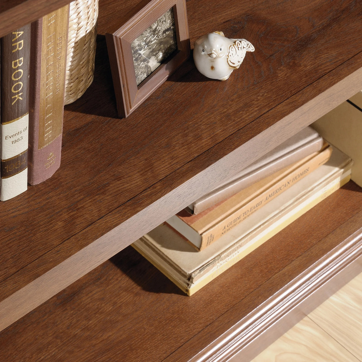 Sauder Select 2 Shelf Bookcase, Washington Cherry Finish