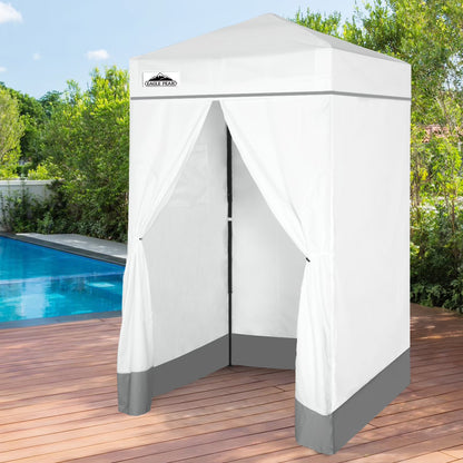 EAGLE PEAK Flex Ultra Compact 4 ft x 4 ft Pop-up Changing Room Canopy, Portable Privacy Cabana