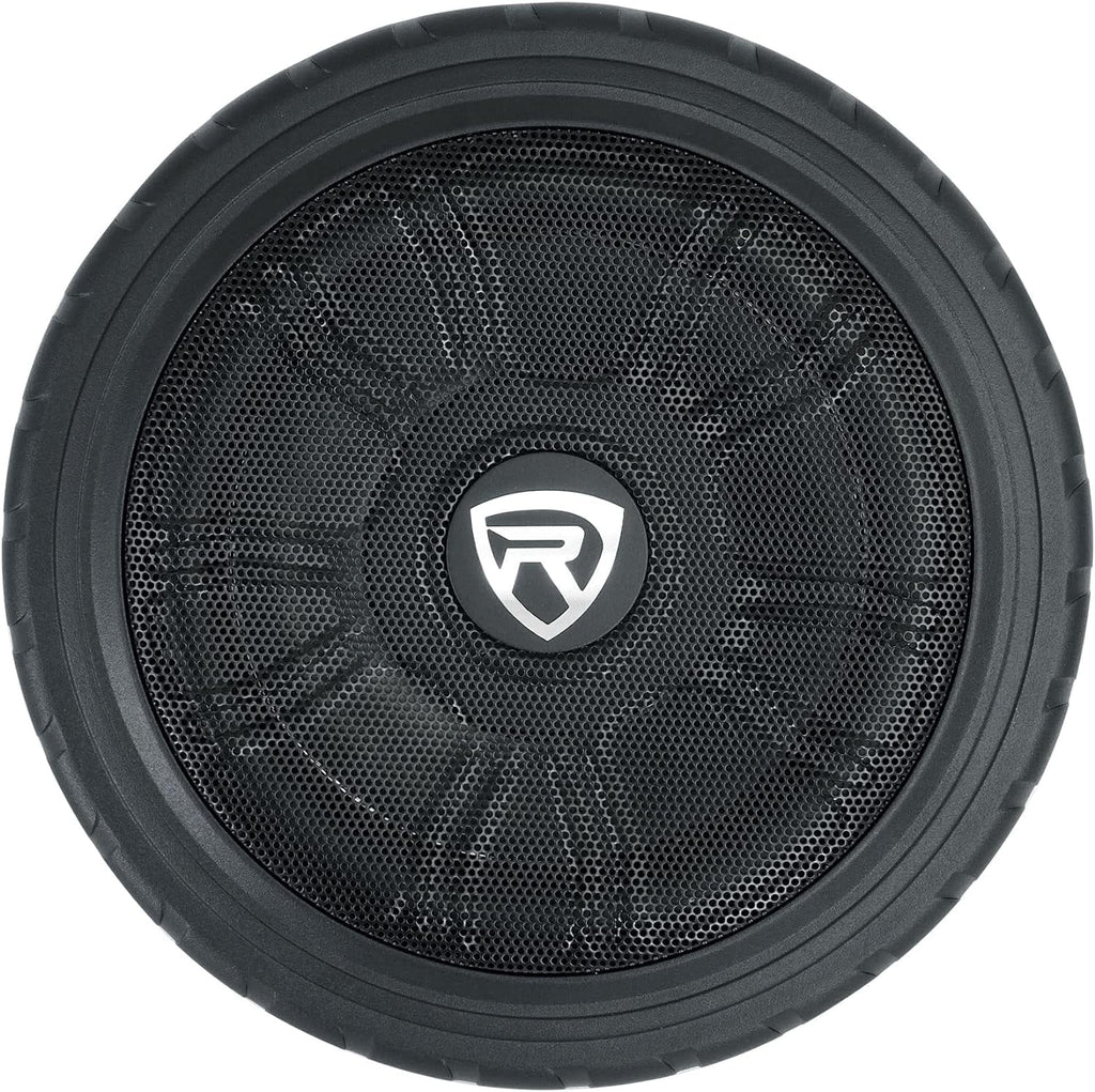 Rockville WHEEL OF BASS 8" Slim Under-Seat Powered Truck/Car Audio Subwoofer Sub