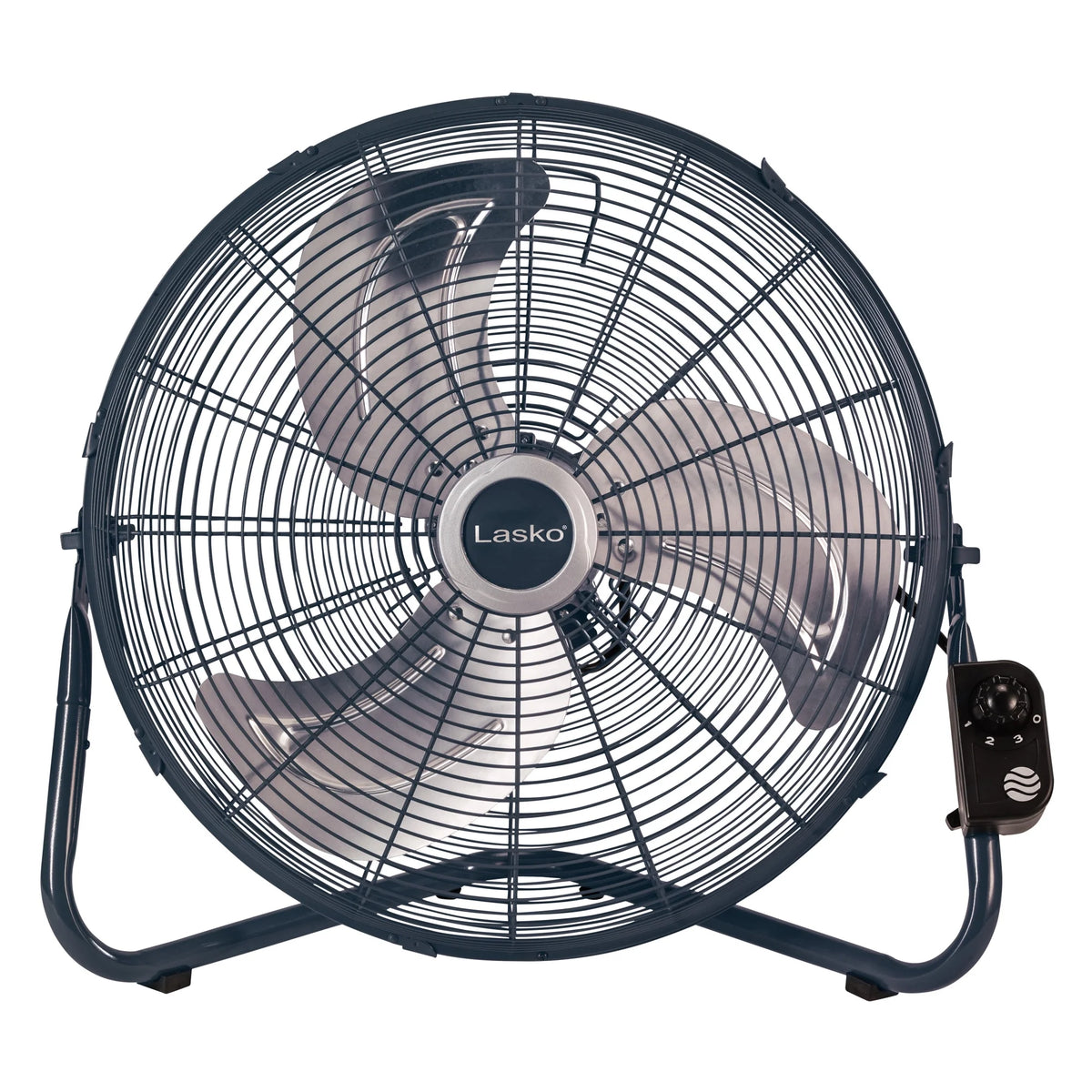Lasko Max Performance 20" High Velocity Floor Fan, Wall Mount Option, Gray, H20610