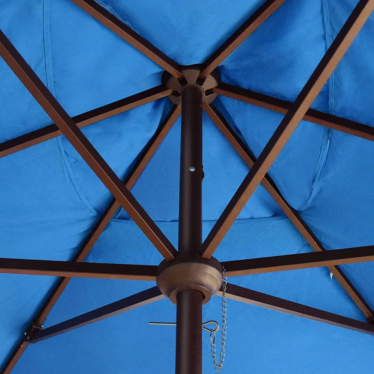 EliteShade Sunumbrella 6x6Ft Square Market Umbrella with Ventilation