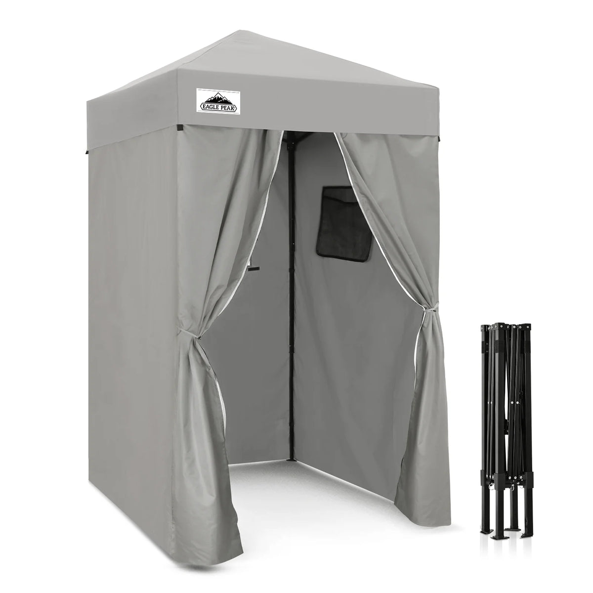 EAGLE PEAK Flex Ultra Compact 4 ft x 4 ft Pop-up Changing Room Canopy, Portable Privacy Cabana