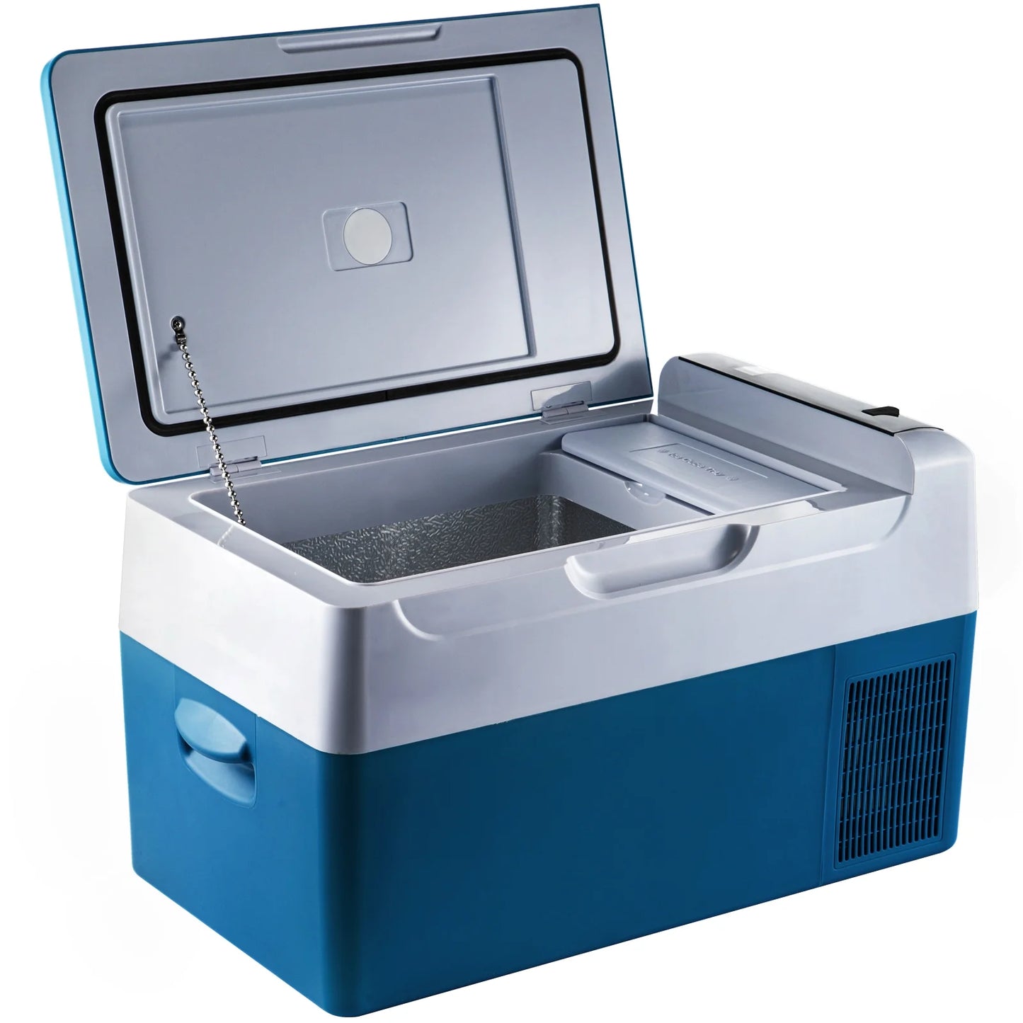 BENTISM 22L Portable Car Refrigerator, 23 Quart RV Fridge, 12/24V DC & 110-240V AC Vehicle Car Truck Boat Mini Electric Cooler for Driving Travel Fishing Outdoor and Home Use