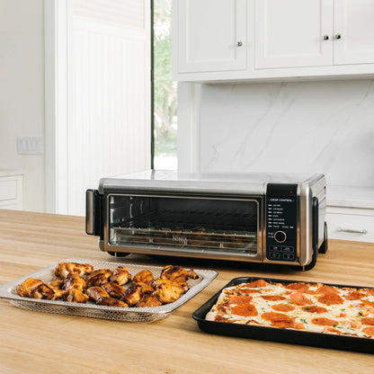 Ninja?? SP101 Foodia?�� 8-in-1 Digital Air Fry Oven, Flip-Away for Storage, Dehydrate, Keep Warm