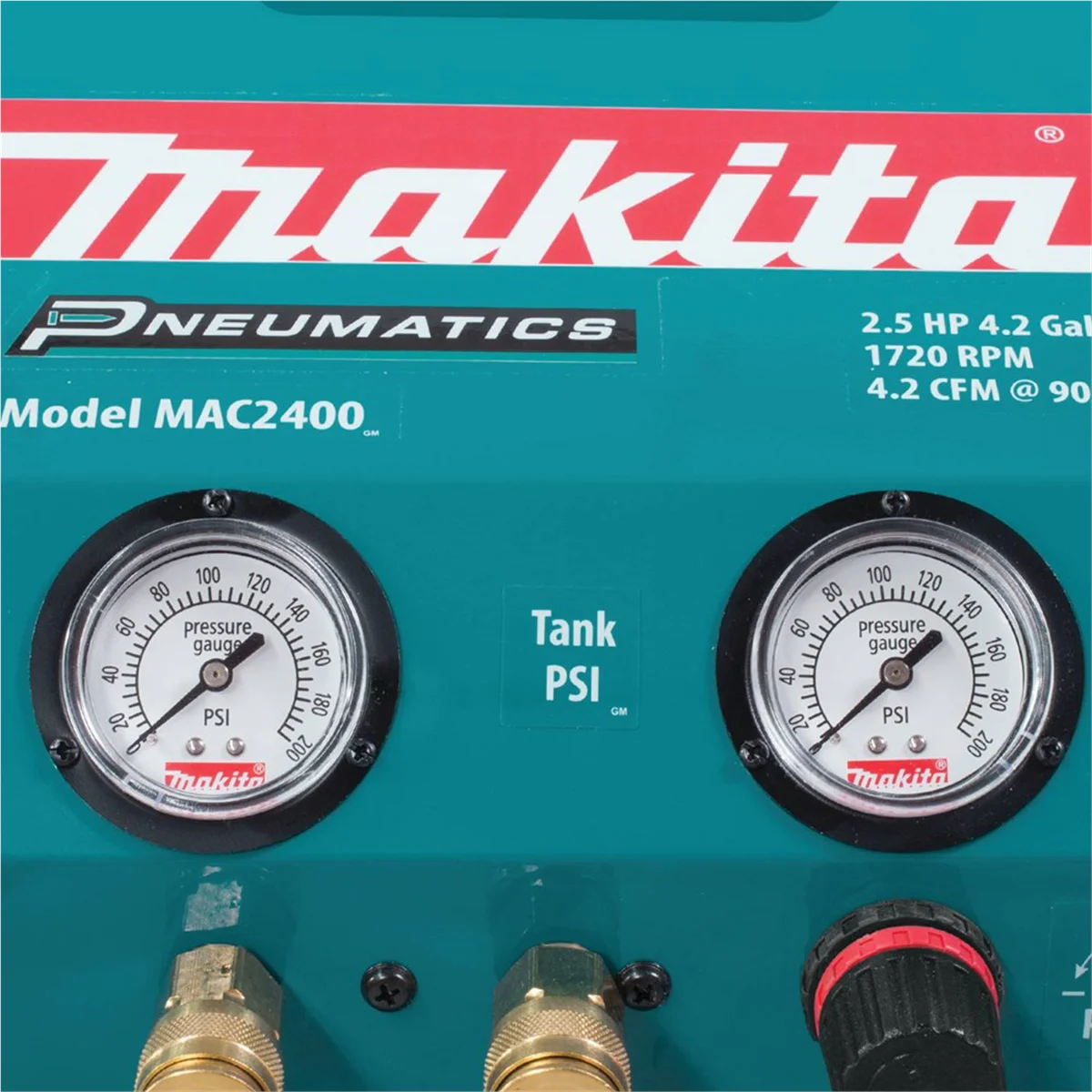Makita 2.5 HP Big Bore&trade; Air Compressor (Twin Stack)