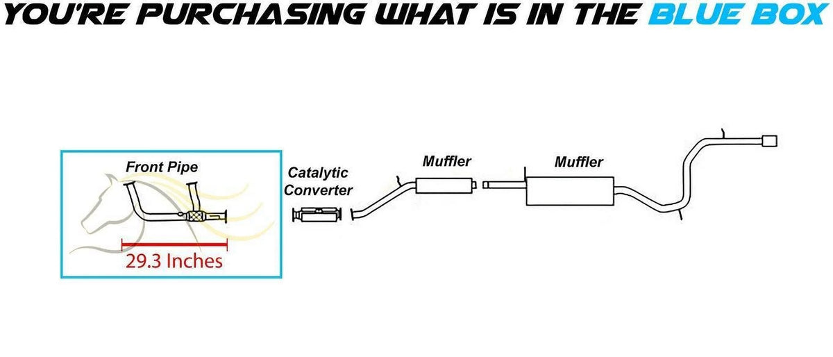 Stainless Steel Exhaust Front Flex Pipe  Fits 1999-2004 Honda Odyssey 3.5L  - Direct Fit