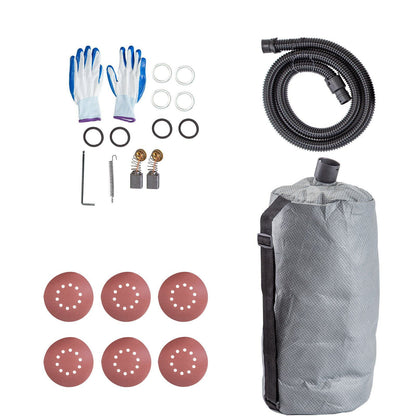 Drywall Sander 850W, Electric Drywall Sander, Electric Sander, with LED Strip Light and Vacuum Bag, Variable Speed 800-1750 RPM, Foldable Sheetrock Sander, with Telescope Handle, Wall Sander