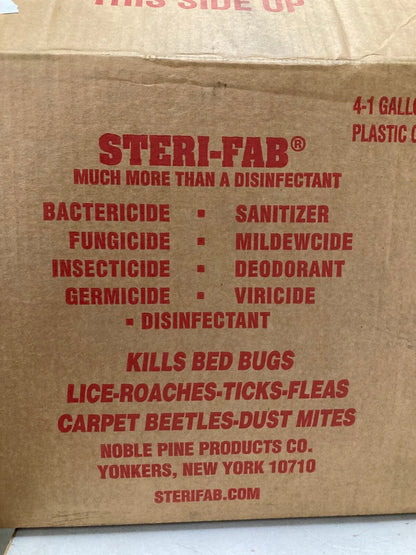 Steri-Fab Kills Bed Bug Pest Control Insecticide Deodorizer Fungicide, 4 Gallons