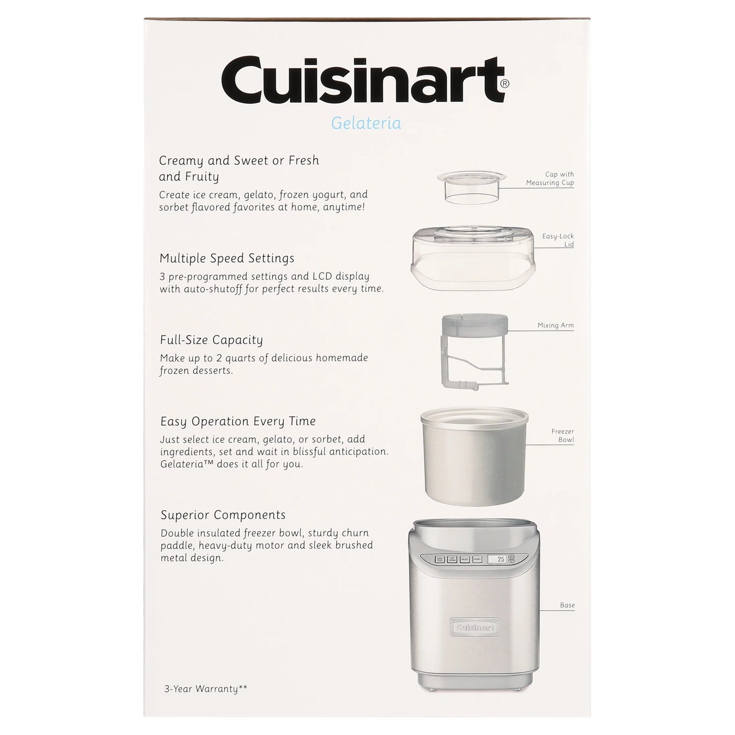 Cuisinart Ice Cream/Yogurt Makers Cool Creations? Ice Cream Maker