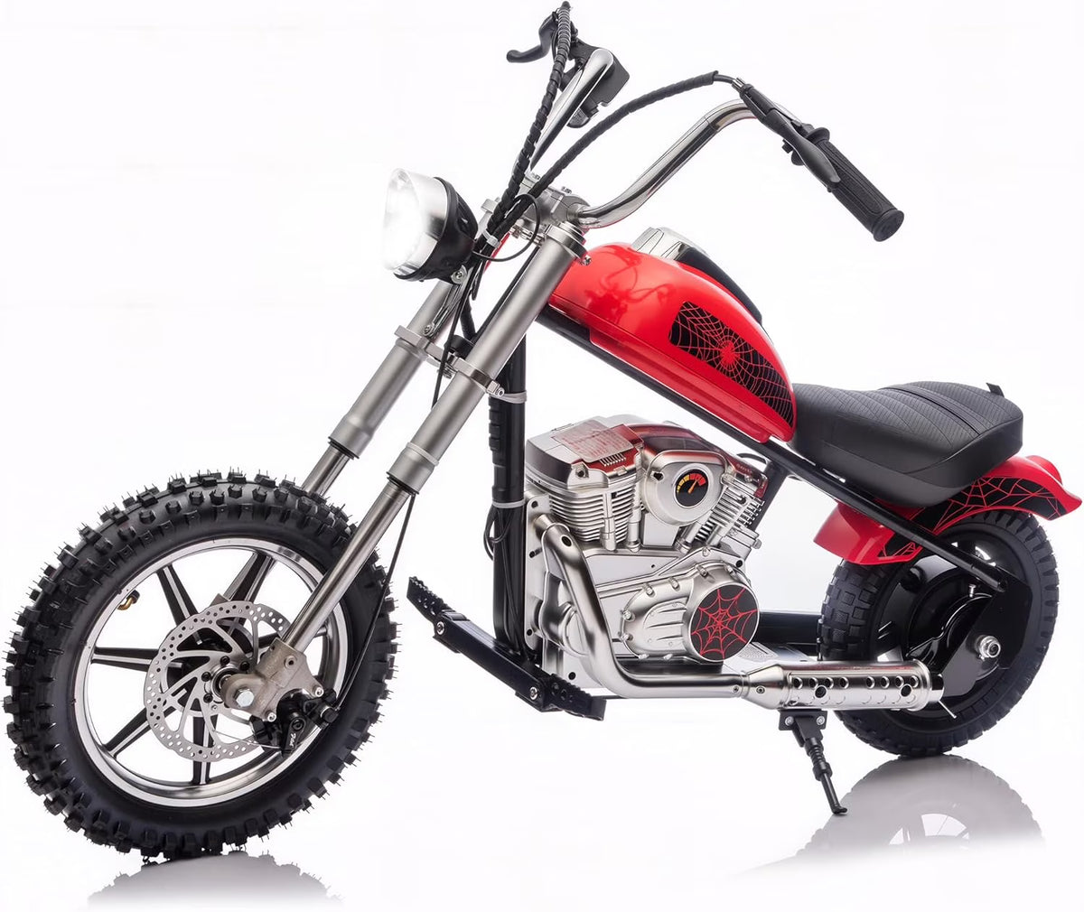 Electric Dirt Bike for Kids, 24V Motor Kids Dirt Bike, Cuoote 250W Ride On Motorcycle up to 15 mph, 150 lb Max Weight, Twist Throttle, Power Display, Rear Suspension, Hand Brake